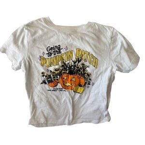 Old Navy White Pumpkin Patch Tee 4T